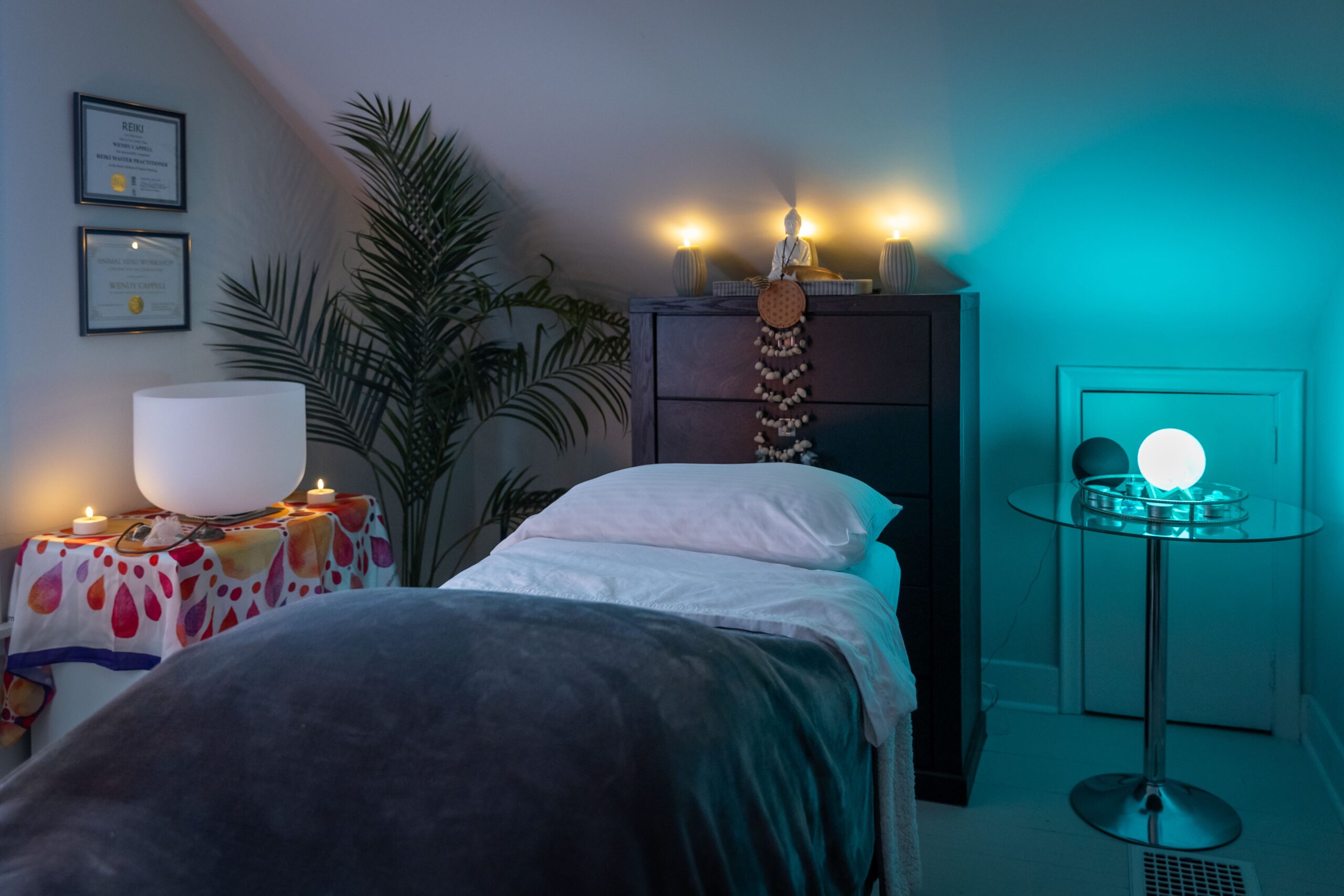 reiki-table The Grounding Place reiki table and room